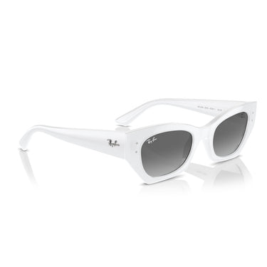 Ray-Ban Okulary Przeciwsłoneczne RB4430 675911 Zena Bianco/Grigio Unisex 5