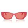 Ray-Ban Okulary Przeciwsłoneczne RB4430 676084 Zena Czerwony/Różowy Unisex