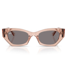 Ray-Ban Occhiali da Sole RB4430 692573 Zena Rosa Trasparente/Marrone Unisex