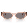 Ray-Ban Occhiali da Sole RB4430 692573 Zena Rosa Trasparente/Marrone Unisex