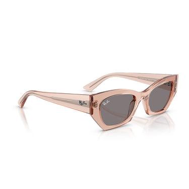 Ray-Ban Sonnenbrille RB4430 692573 Zena Rosa Transparent/Braun Unisex
