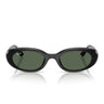 Ray-Ban Sunglasses RB4441D 667771 Black/Dark Green Unisex