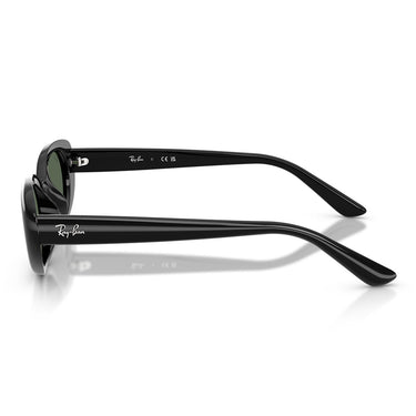 Ray-Ban Okulary Przeciwsłoneczne RB4441D 667771 Czarny/Ciemnozielony Unisex 3