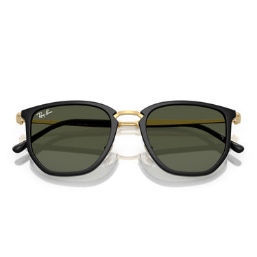 Ray-Ban Okulary Przeciwsłoneczne RB4451 630631 Czarny/Zielony Unisex 6