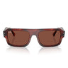 Ray-Ban Occhiali da Sole RB4454 1452C5 Flacko Marrone Rosso/Rosso Unisex