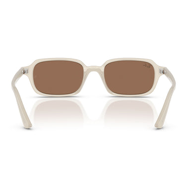 Ray-Ban Occhiali da Sole RB4455 680873 Zuri Bianco Cloudy Warm Marrone Scuro Unisex 4