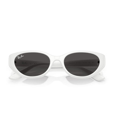 Ray-Ban Sonnenbrille RB4457D 677287 Weiß/Grau Unisex 6