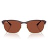 Ray-Ban Occhiali da Sole RB4469 64451B Sabbia Violetto Rosso Unisex Polarizzati 