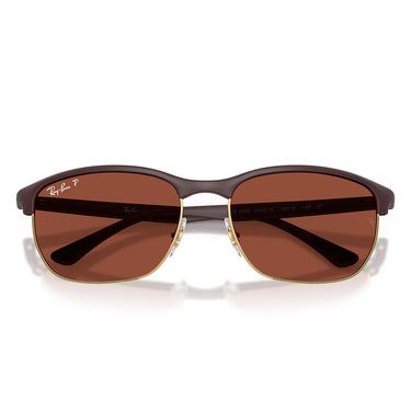 Ray-Ban Occhiali da Sole RB4469 64451B Sabbia Violetto Rosso Unisex Polarizzati 5