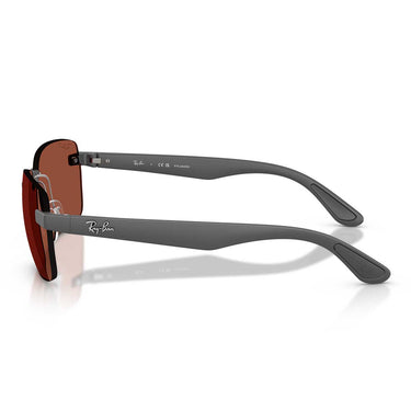 Ray-Ban Occhiali da Sole RB4470CH 60171B Sabbia Grigio/Rosso Unisex Polarizzati 2