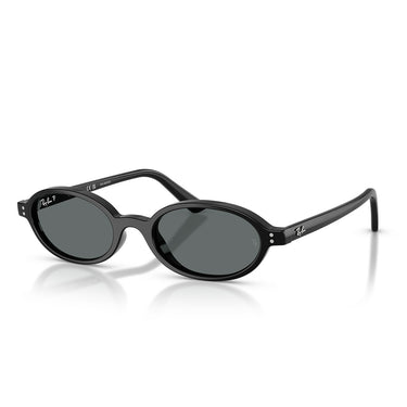 Ray-Ban Occhiali da Sole RB4472 667781 Nero/Grigio Scuro Unisex Polarizzati 1
