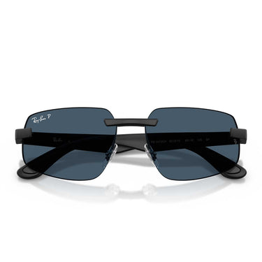 Ray-Ban Occhiali da Sole RB4475CH 601S1C Sabbia Nero/Blu Unisex Polarizzati