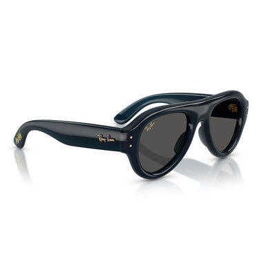 Ray-Ban Occhiali da Sole RB4925 689587 Aviator Puffer X ASAP Rocky Blu Scuro/Ultra Black Unisex 4