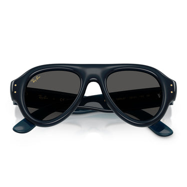 Ray-Ban Occhiali da Sole RB4925 689587 Aviator Puffer X ASAP Rocky Blu Scuro/Ultra Black Unisex 6