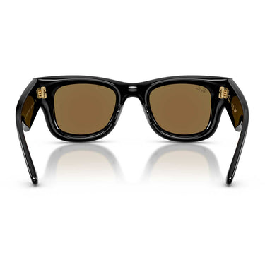 Ray-Ban Occhiali da Sole RB4940 601/55 Wayfarer Puffer X ASAP Rocky Nero/Blu Specchiato Unisex 3