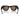 Ray-Ban Occhiali da Sole RB4940 601/6Q Wayfarer Puffer X ASAP Rocky Nero/Marrone Specchiato Arancione Unisex 3