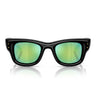 Ray-Ban Occhiali da Sole RB4940 601 8N Wayfarer Puffer X ASAP Rocky Nero Verde Specchiato 632 Unisex  