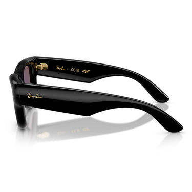 Ray-Ban Occhiali da Sole RB4940 601 8N Wayfarer Puffer X ASAP Rocky Nero Verde Specchiato 632 Unisex  3