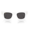 Ray-Ban Lunettes de Soleil RB4940 671/87 Wayfarer Puffer X ASAP Rocky Blanc/Ultra Noir Unisexe