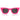Ray-Ban Occhiali da Sole RB4940 683287 Wayfarer Puffer X ASAP Rocky Fucsia/Ultra Black Unisex