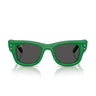Ray-Ban Okulary Przeciwsłoneczne RB4940B 685987 Wayfarer Puffer X ASAP Rocky Verde Con Strass Ultra Black Unisex 1