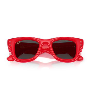 Ray-Ban Sonnenbrille RB4940B 686187 Wayfarer Puffer X ASAP Rocky Rot Mit Strass Ultra Schwarz Unisex 5
