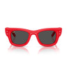 Ray-Ban Okulary Przeciwsłoneczne RB4940B 686187 Wayfarer Puffer X ASAP Rocky Czerwone z Kryształkami Ultra Black Unisex