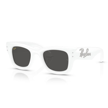 Ray-Ban Sonnenbrille RB4940B 686387 Wayfarer Puffer X ASAP Rocky Weiß Mit Strass/Ultra Schwarz Unisex 1