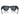 Ray-Ban Occhiali da Sole RB4940B 686480 Wayfarer Puffer X ASAP Rocky Nero con Strass Blu Scuro Unisex 3