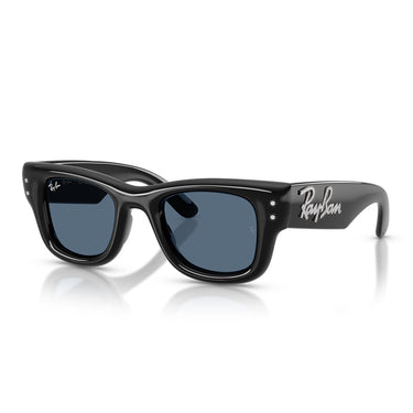 Ray-Ban Occhiali da Sole RB4940B 686480 Wayfarer Puffer X ASAP Rocky Nero con Strass Blu Scuro Unisex 2