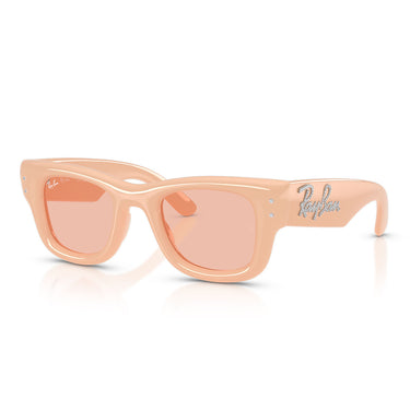 Ray-Ban Occhiali da Sole RB4940B 688884 Wayfarer Puffer X ASAP Rocky Rosa con Strass Rosa Unisex 2
