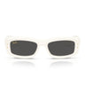 Ray-Ban Occhiali da Sole RB4944 687487 Kiliane Puffer X ASAP Rocky Crema Pieno Ultra Black Unisex