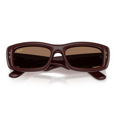 Ray-Ban Occhiali da Sole RB4944 687773 Kiliane Puffer X ASAP Rocky Marrone Scuro Trasparente/Marrone Scuro Unisex 4