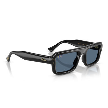 Ray-Ban Occhiali da Sole RB4954 601/80 Flacko Puffer X ASAP Rocky Nero/Blu Scuro Unisex 4