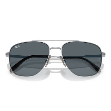 Ray-Ban Sonnenbrille RB8097 9209R5 William Titanium Silber/Blau Unisex 5