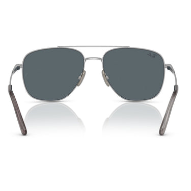 Ray-Ban Sonnenbrille RB8097 9209R5 William Titanium Silber/Blau Unisex 3