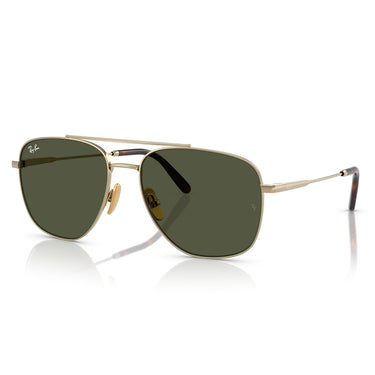 Ray-Ban Sonnenbrille RB8097 926531 William Titanium Gold/Grün Unisex 1