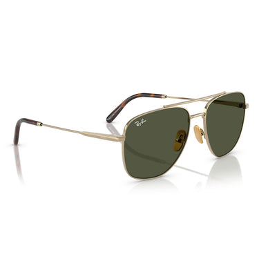 Ray-Ban Sonnenbrille RB8097 926531 William Titanium Gold/Grün Unisex 4