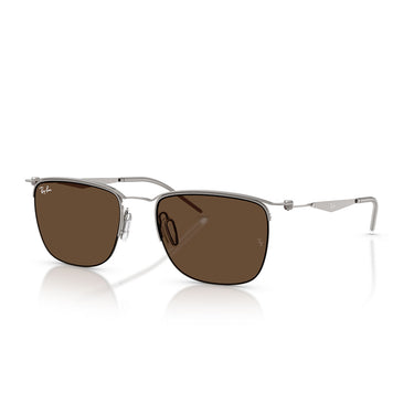 Ray-Ban Occhiali da Sole RB8550 928273 Gunmetal/Marrone Scuro Unisex
