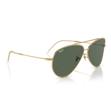 Ray-Ban Okulary Przeciwsłoneczne RBR0101S 001/VR Aviator Reverse Złoto/Zielony Unisex 4