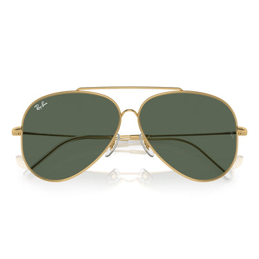 Ray-Ban Okulary Przeciwsłoneczne RBR0101S 001/VR Aviator Reverse Złoto/Zielony Unisex 5