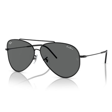 Ray-Ban Okulary Przeciwsłoneczne RBR0101S 002-GR Aviator Reverse Czarny-Ciemnoszary Unisex 1