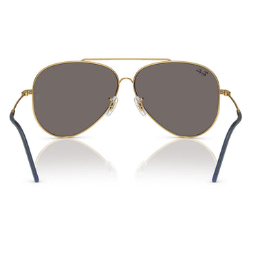 Ray-Ban Okulary Przeciwsłoneczne RBR0101S 92023A Aviator Reverse Złoto/Niebieski Unisex 4