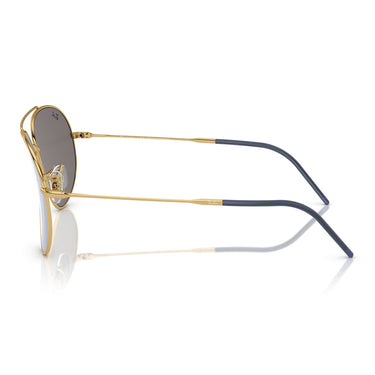 Ray-Ban Okulary Przeciwsłoneczne RBR0101S 92023A Aviator Reverse Złoto/Niebieski Unisex 2