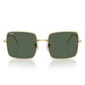 Ray-Ban Gafas de Sol RBR0104S 001/VR Square Reverse Oro Arista/Verde Oscuro Mujer