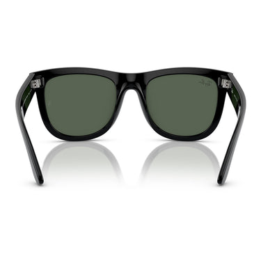 Ray-Ban Sonnenbrille RBR0502S 6677VR Wayfarer Reverse Schwarz-Dunkelgrün Unisex 3