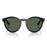 Ray-Ban Okulary Przeciwsłoneczne RBR0505S 6677VR Czarny/Ciemnozielony Unisex
