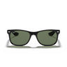 Ray-Ban Okulary Przeciwsłoneczne RJ9052S 100/71 Wayfarer Kids Czarny/Ciemnozielony Dziecięce