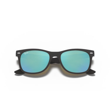 Ray-Ban Okulary Przeciwsłoneczne RJ9052S 100S55 Wayfarer Kids Nero-Blu Specchiato Bambini 5