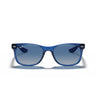 Ray-Ban Okulary Przeciwsłoneczne RJ9052S 70624L Wayfarer Kids Blu-Blu Sfumato Bambini
